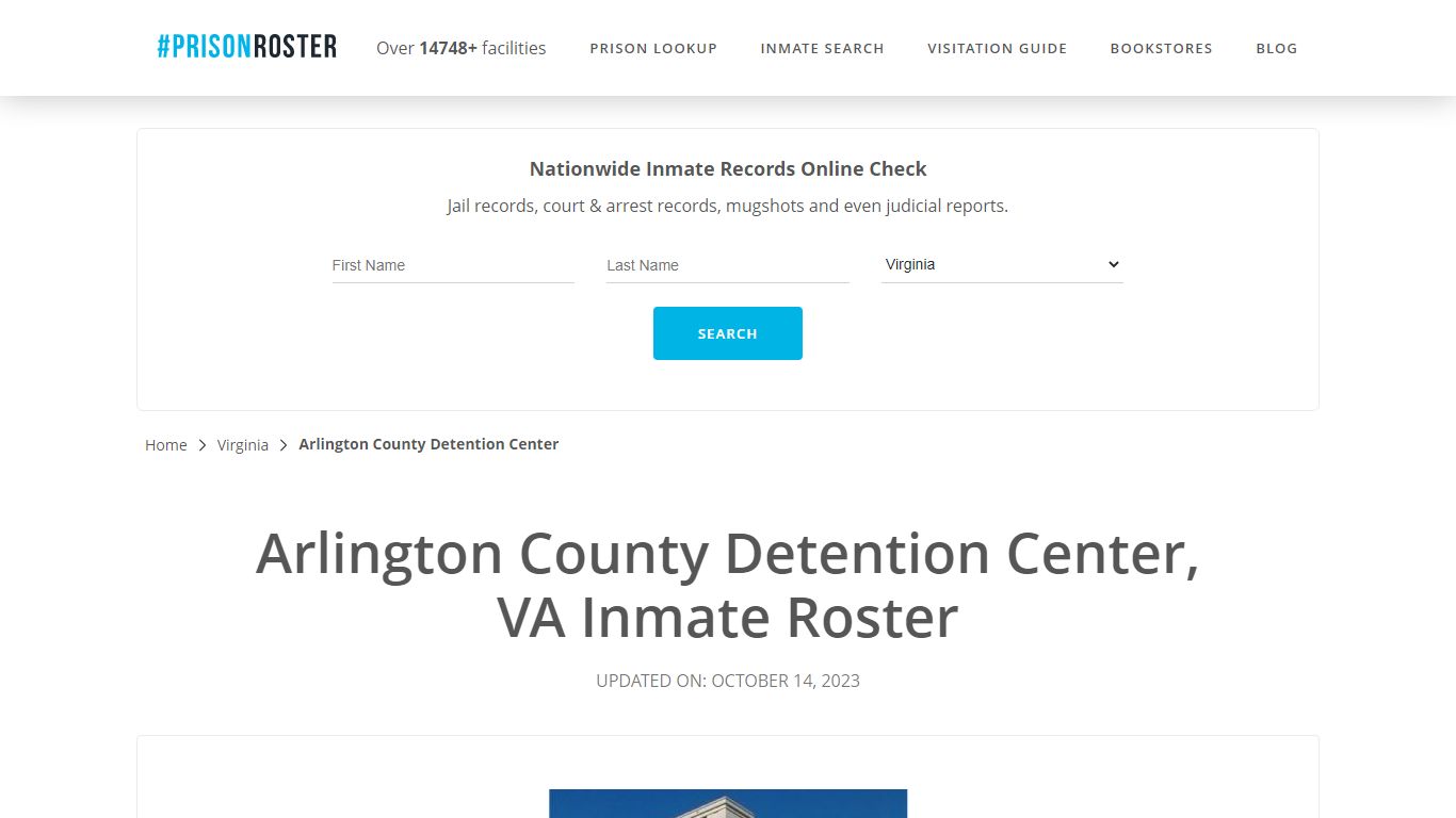 Arlington County Detention Center, VA Inmate Roster - Prisonroster